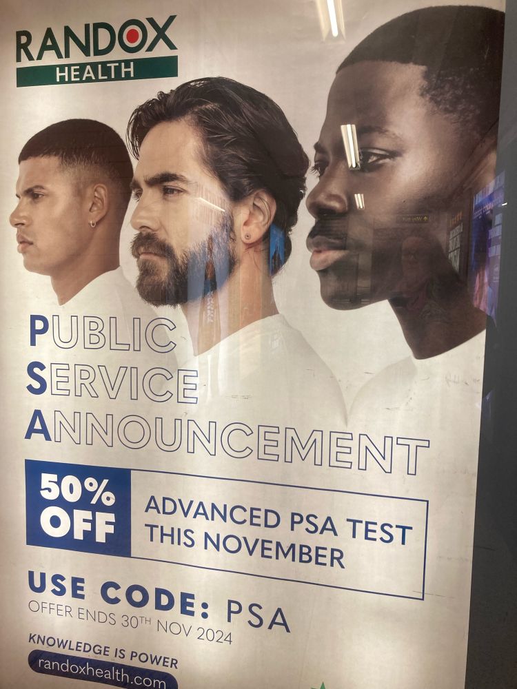 Psa test advert 