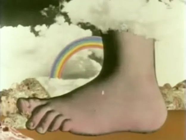 The foot from sky from Monty Python 