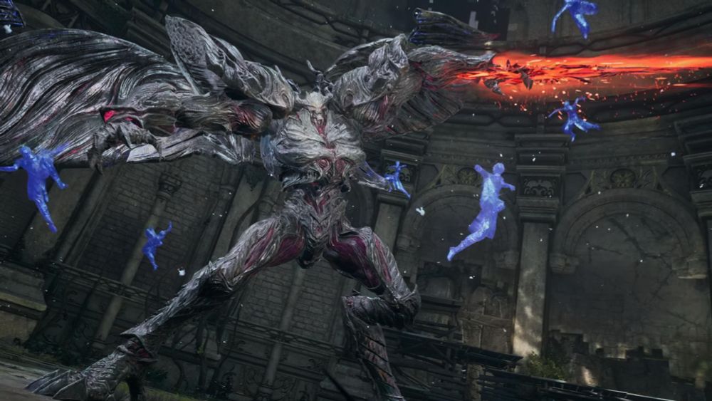 Lost Soul Aside early game boss fight still