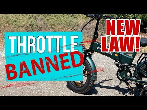CALIFORNIA EBIKE LAWS 2025: THROTTLE BAN & More- Your State is Next!