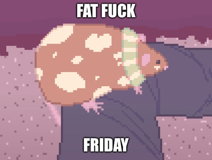 Fat rat pixel art I found on google