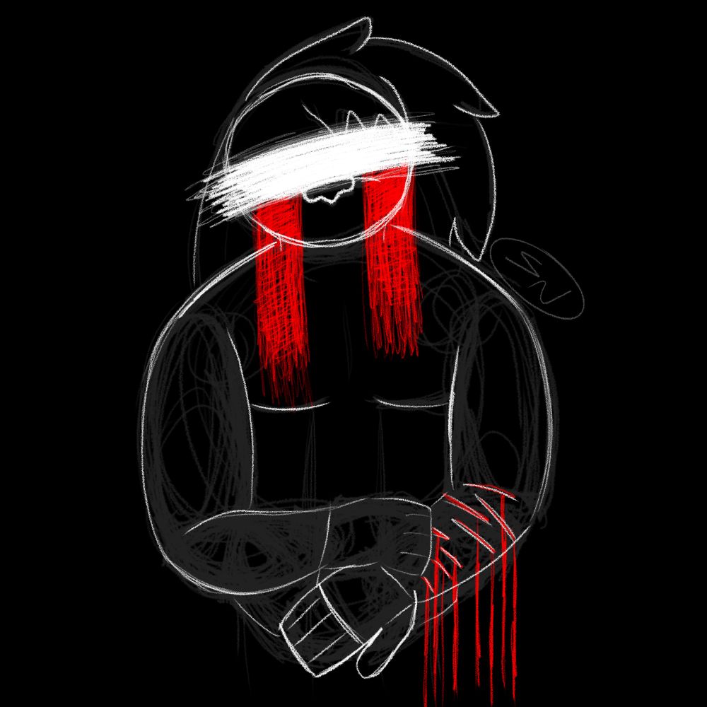 Represents depression.