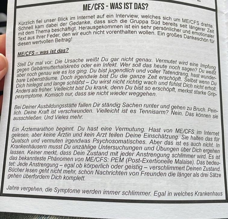 Foto von einem Kurvenflyer der Hertha (text passt leider hier nicht hin)
