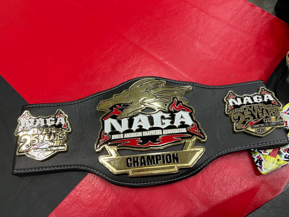 NAGA champion belt 