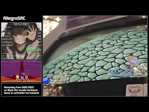 SegaSonic the Hedgehog - Single Player (Any% - Hardware) in 12:35 (WR)