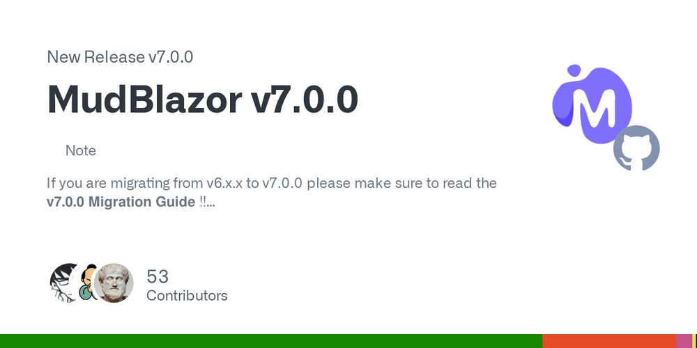 Release MudBlazor v7.0.0 · MudBlazor/MudBlazor