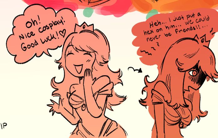 Oh! Nice cosplay! Good Luck! <3
Heh... I just put a hex on him... we could never be friends!!...