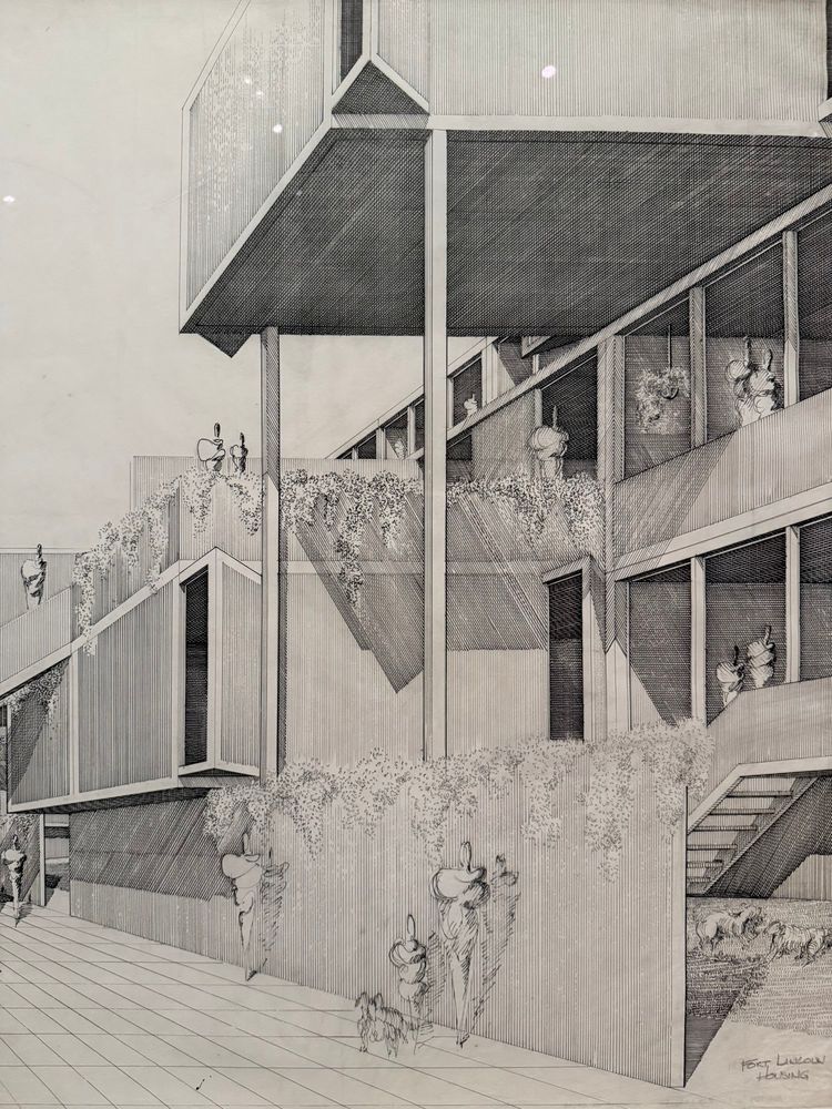 Materialized Space: The Architecture of Paul Rudolph, drawing detail 2