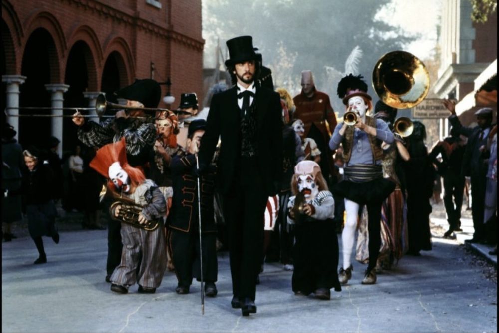 Photo of the evil carnival from Disney's film adaptation of "Something Wicked This Way Comes"