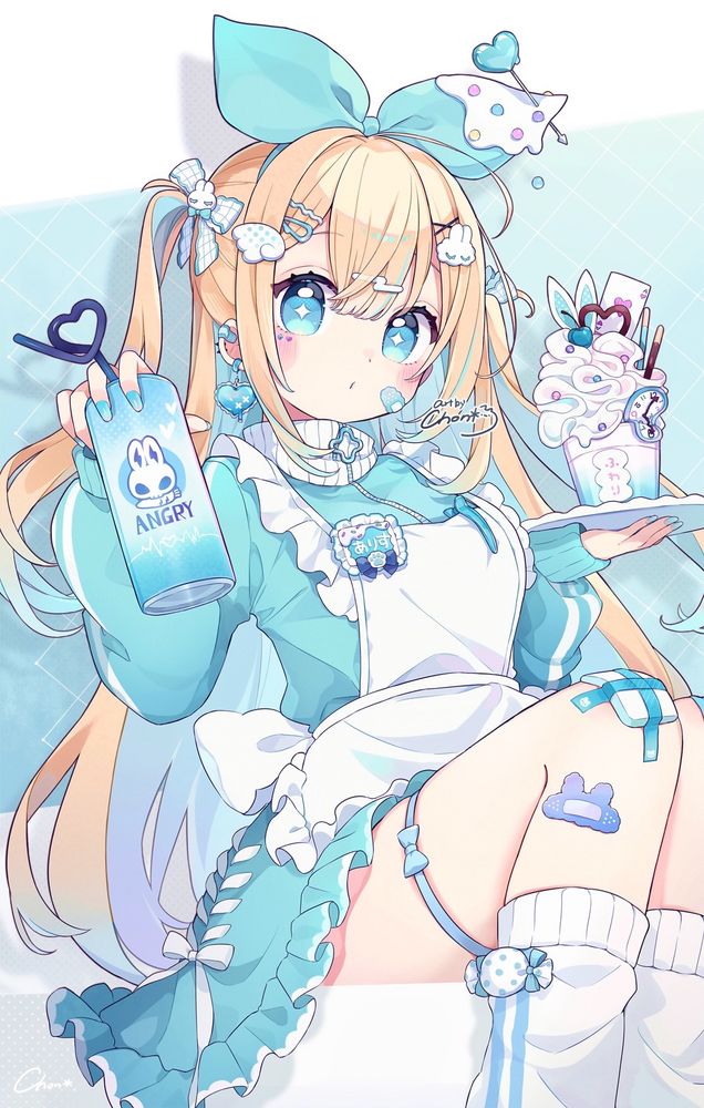 創作イラスト┊ ジャージメイド風アリスさん 
illustration by ちょん＊