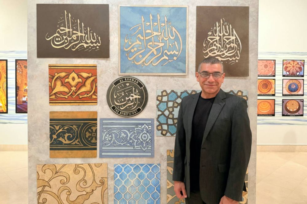 Lifestory: Harout Bastajian, a Christian muralist, found his calling painting mosque domes - Sight Magazine