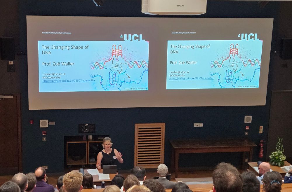 Zoë giving her lecture!