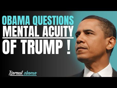 OBAMA QUESTIONS TRUMP’S MENTAL ACUITY – FULL BARACK OBAMA SPEECH ON LEADERSHIP & DEMOCRATIC VALUES