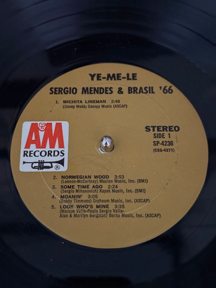 Ye-Me-Le by Sergio Mendez & Brazil ‘66 Record Label