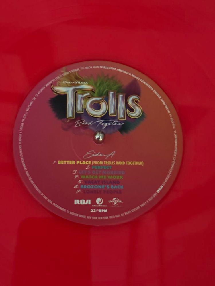 Trolls (Soundtrack) by Various Artists Record Label