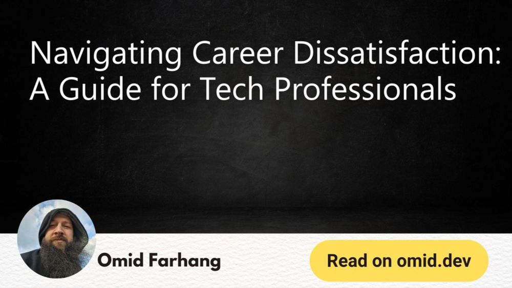 Navigating Career Dissatisfaction: A Guide for Tech Professionals