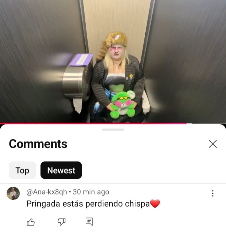 El comentario 😭