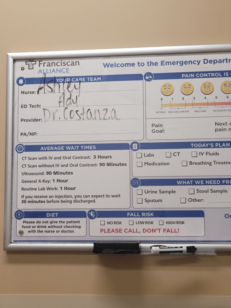 My doctor was a Costanza. I immediately panicked setting of cascade sitcom hell. As the head bump is in front of my previous lesion. Yay me. Rip that giant chiken I have been seeing.