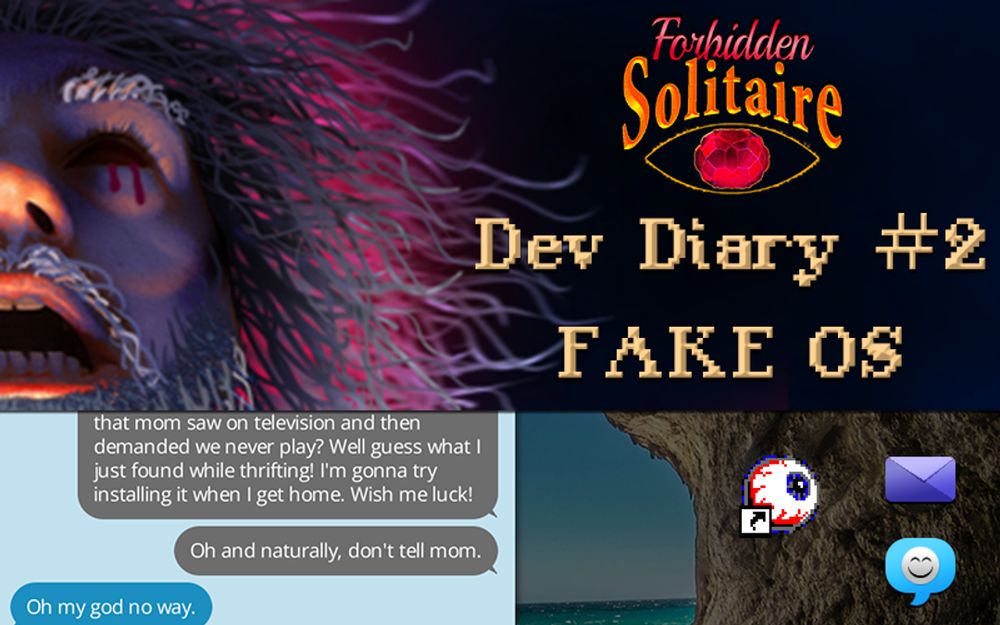 Forbidden Solitaire Dev Diary #2 Fake OS