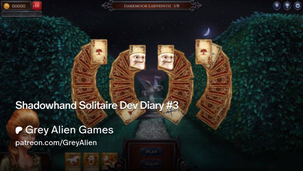 Shadowhand Solitaire Dev Diary #3 | Grey Alien Games