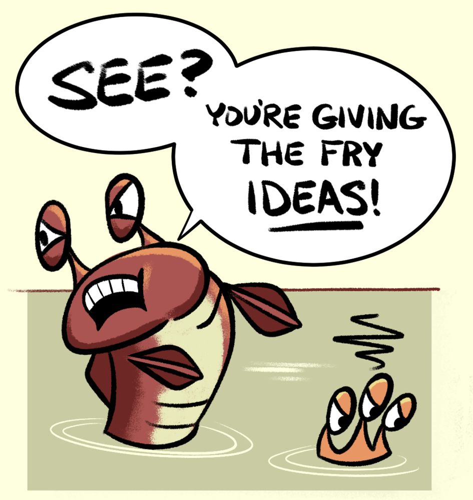 A fish is irate.