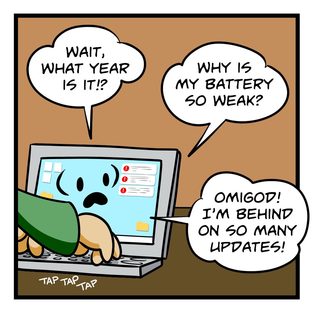 An aging computer gets a brief reprieve.