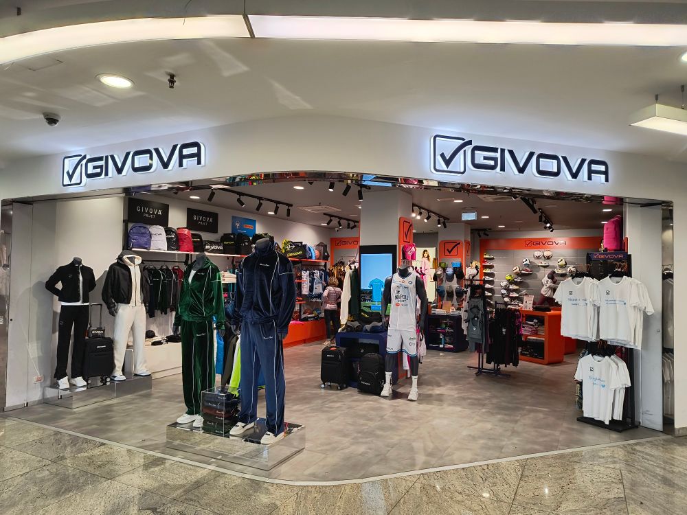 A shop for the Italian clothing label Givova