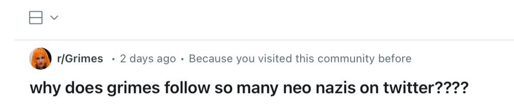 r/Grimes • 2 days ago • Because you visited this community before
why does grimes follow so many neo nazis on twitter????