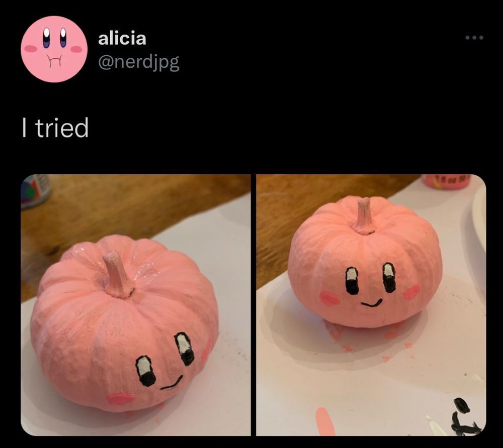 Kirby pumpkin 