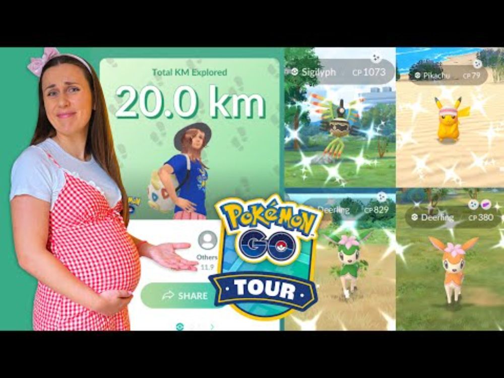 I played Unova Tour while 6 MONTHS PREGNANT! #PokemonGo