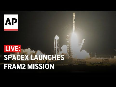 LIVE: SpaceX launch of the Fram2 mission