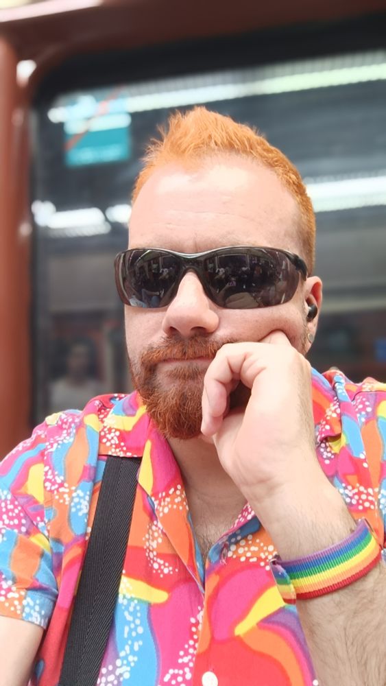 Selfie de martes por la tarde en el metro