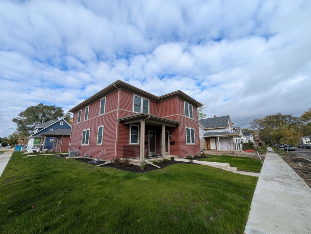 Side by side duplex with an ADU 