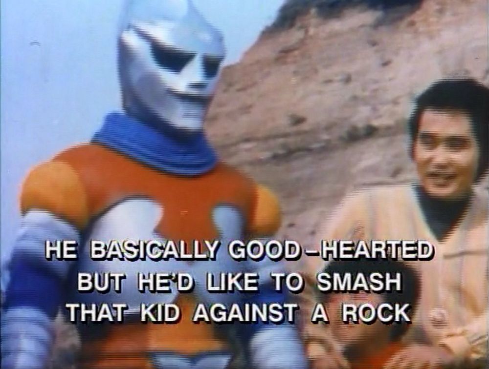 He basically good-hearted but he’d like to smash that kid against a rock