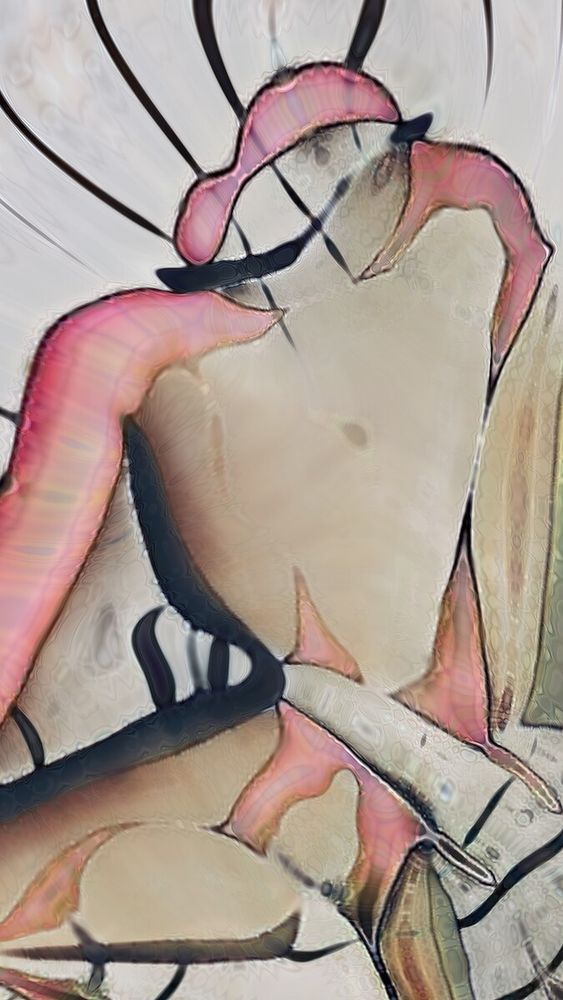 Our nakedness meets the flame. We still seek to know the next event, whether by fire or the casting of bones, or now by algorithms and models trained on all of human knowledge. @ExpandedArt