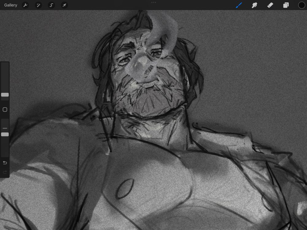Closeup up shot of vander with his shirt open