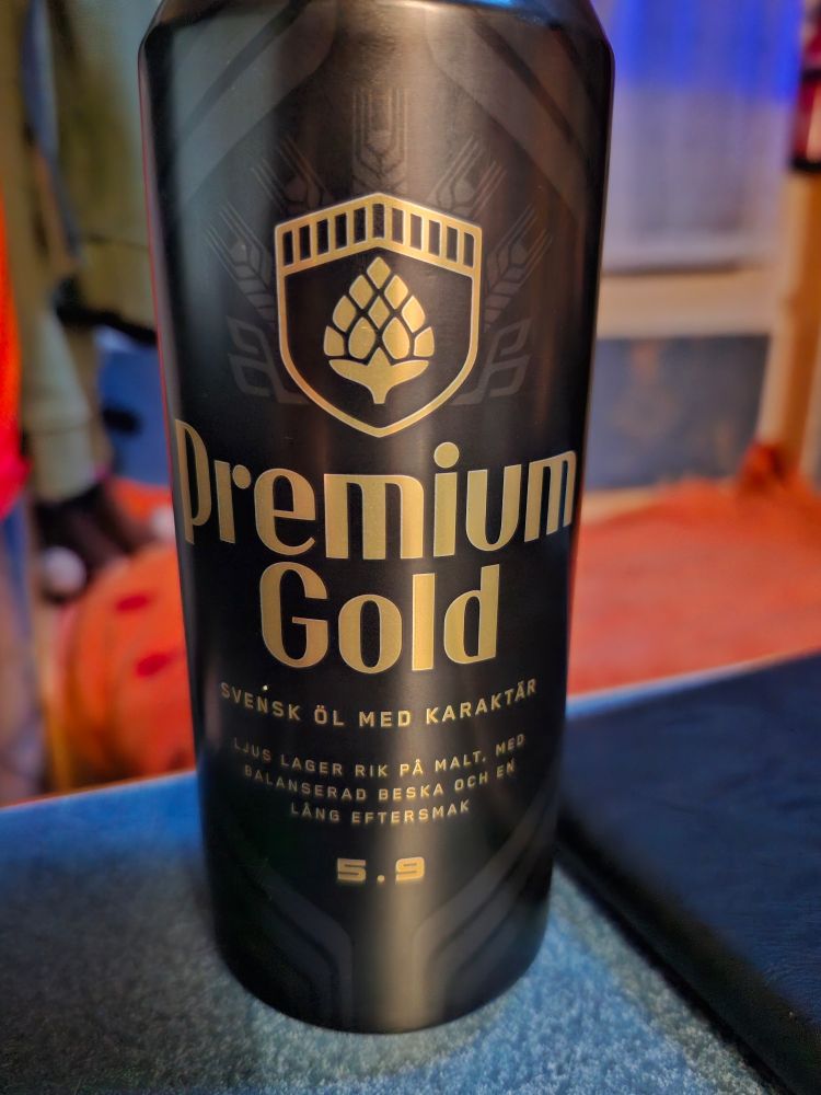 Premium Gold schwedisches Bier