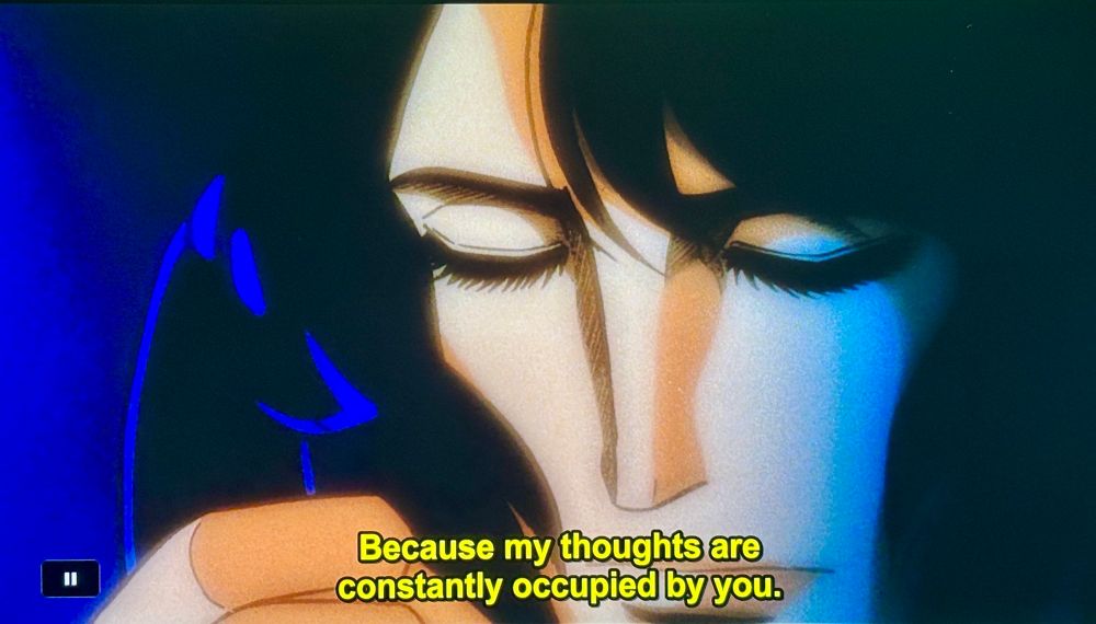 A screenshot from the 1979 Aim for the Ace film. 