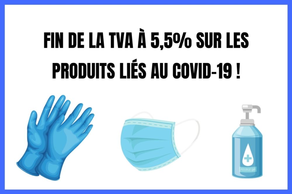 TVA à taux réduit sur les produits COVID : Attention à 2024 ! - Le blog du Matériel Médical