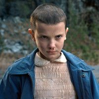 Eleven from Stranger Things (portrayed by Millie Bonnie Brown)