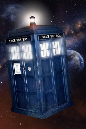 The TARDIS from Doctor Who 