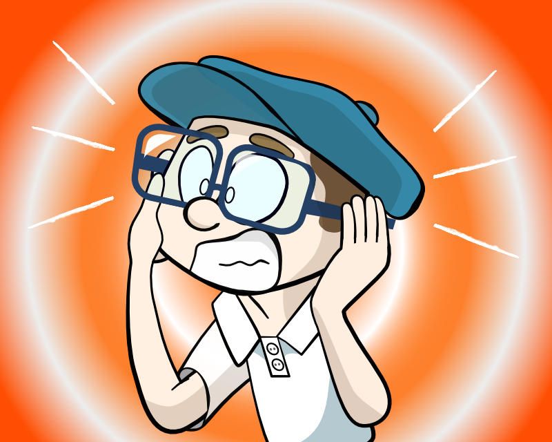 A stressed out self-caricature of myself. This is how you’d likely meet me in these last days of the year with everything that’s due finishing.