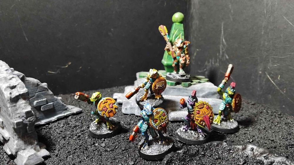 Bog-Bloods Eru-Kin Handgunners by Diehard Miniatures 