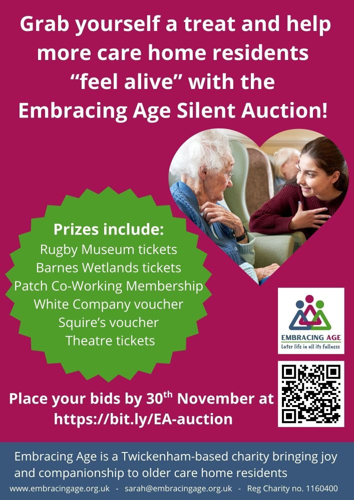 Embracing Age Silent Auction Nov 2025 poster