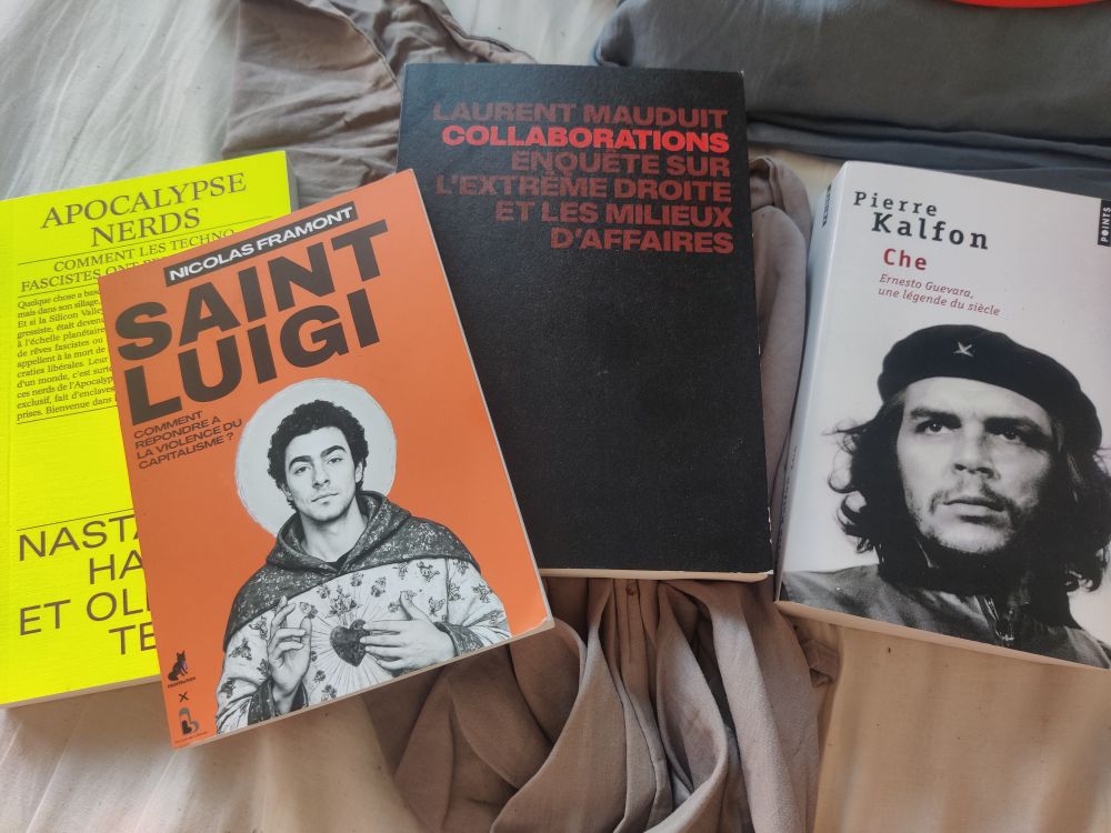 Livres "Saint Luigi", "Apocalypse Nerds", "Collaborations" et la biographie du Che
