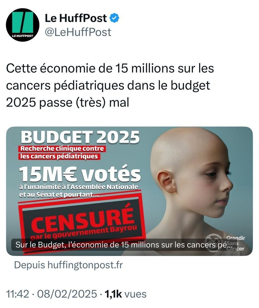 15 millions d'économie sur les cancers pédiatriques 