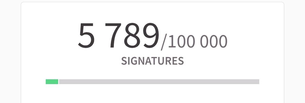 Pétition pour taxer les riches : 5789/100 000