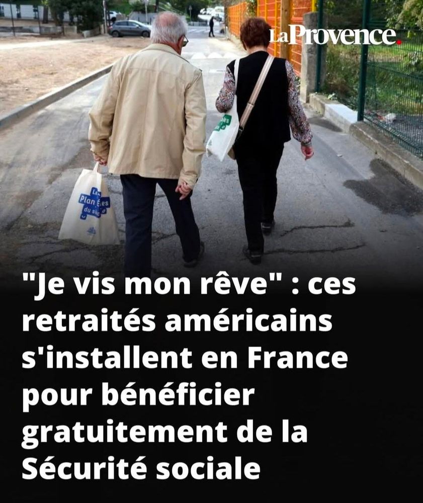 La Provence : "Je vis mon rêve" : ces retraités américains s'installent en France pour bénéficier gratuitement de la sécurité sociale 