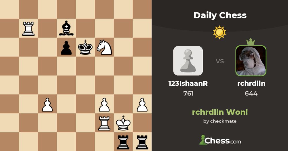 Chess: 123IshaanR vs rchrdlln