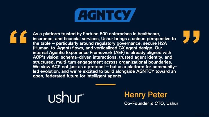 AGNTCY member Ushur